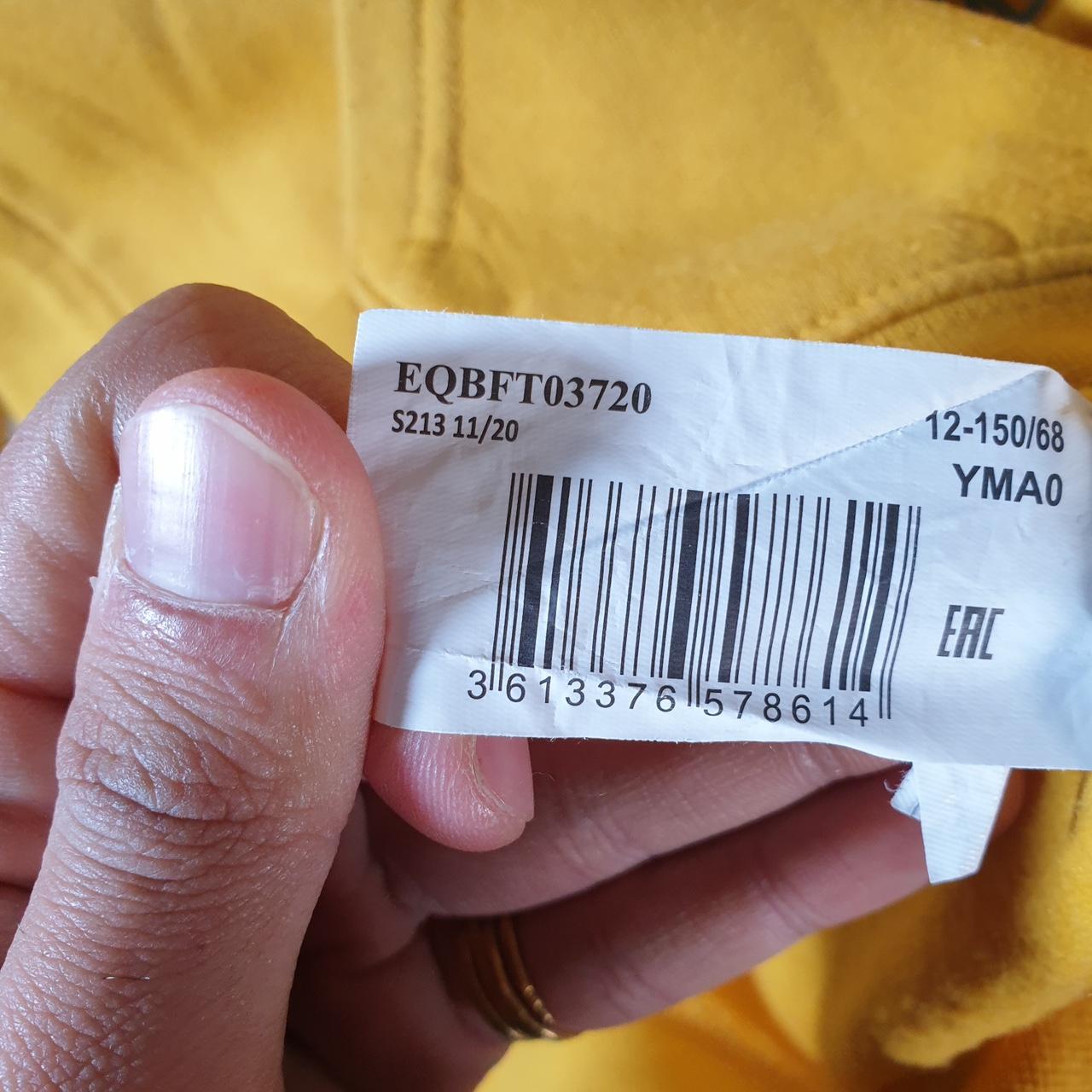 Quiksilver Graphic Hoodie Womens Medium Yellow Pullover