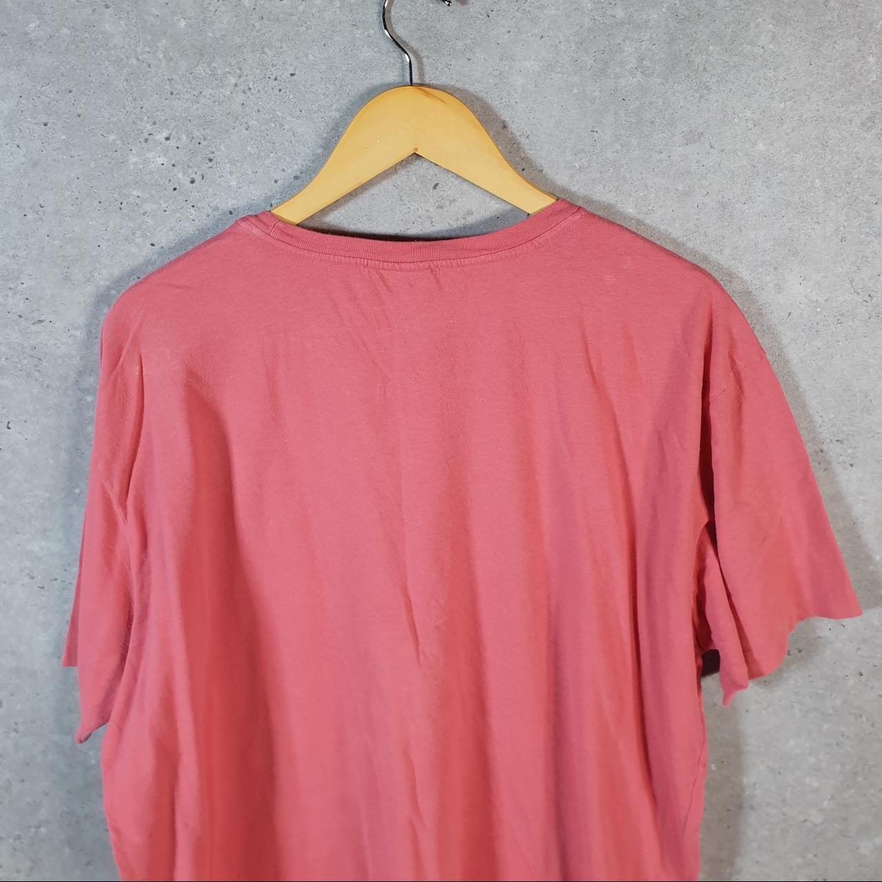 Vintage Ralph Lauren Polo T Shirt Men’s Large Pink Embroidered Classic Fit Pony C9158