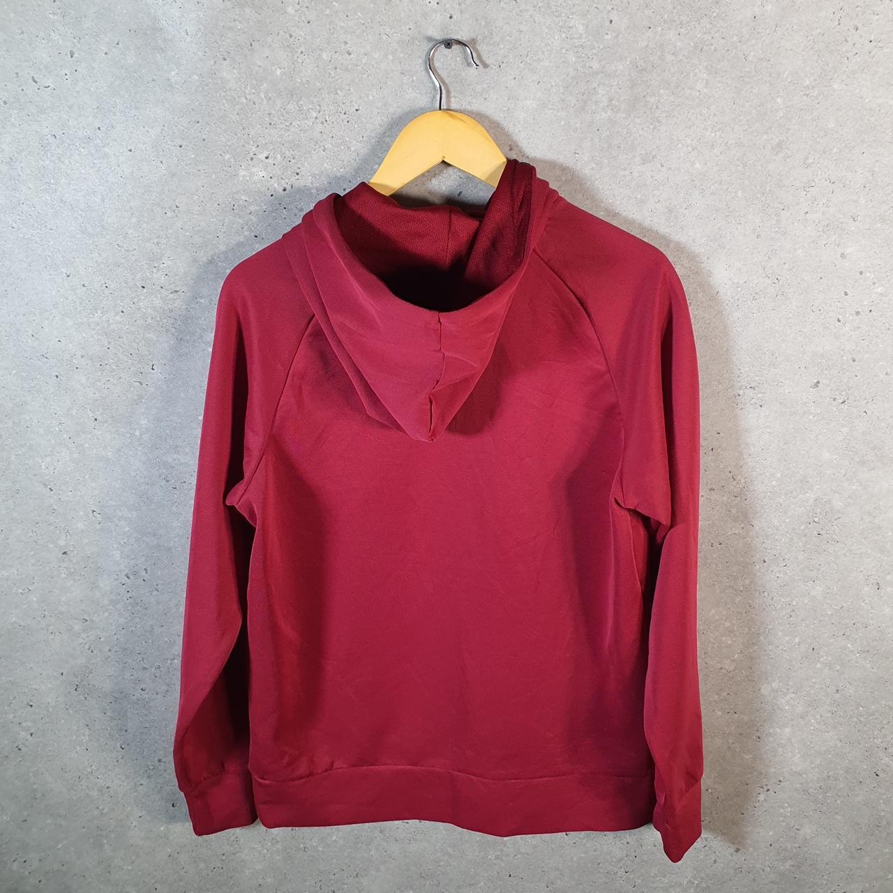 Vintage Reebok Shell Track Hoodie Men’s Small Red Pullover Baggy