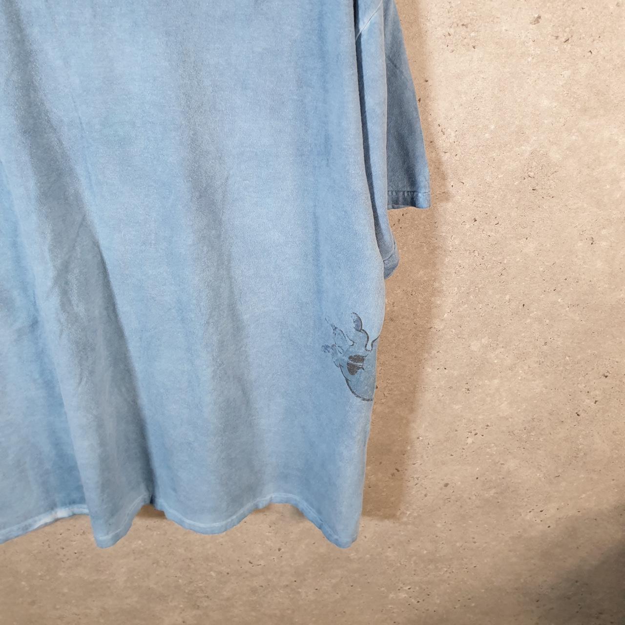 Vintage Disney Land Trouble Maker T Shirt Men’s XL Blue Logo Graphic Cartoon