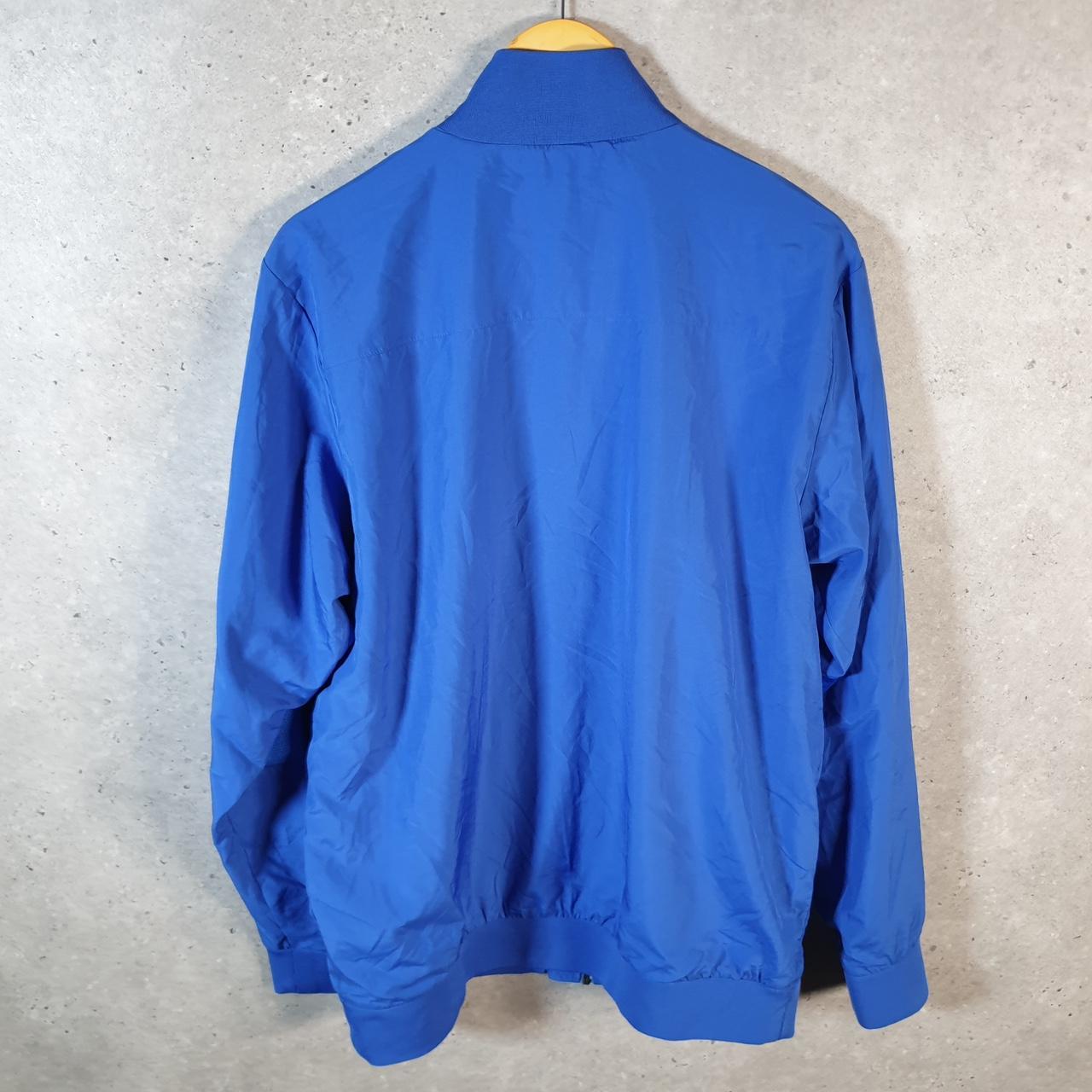 Vintage Nike Dri Fit Windbreaker Track Jacket Mens Large Blue USA Swoosh Full Zip USA