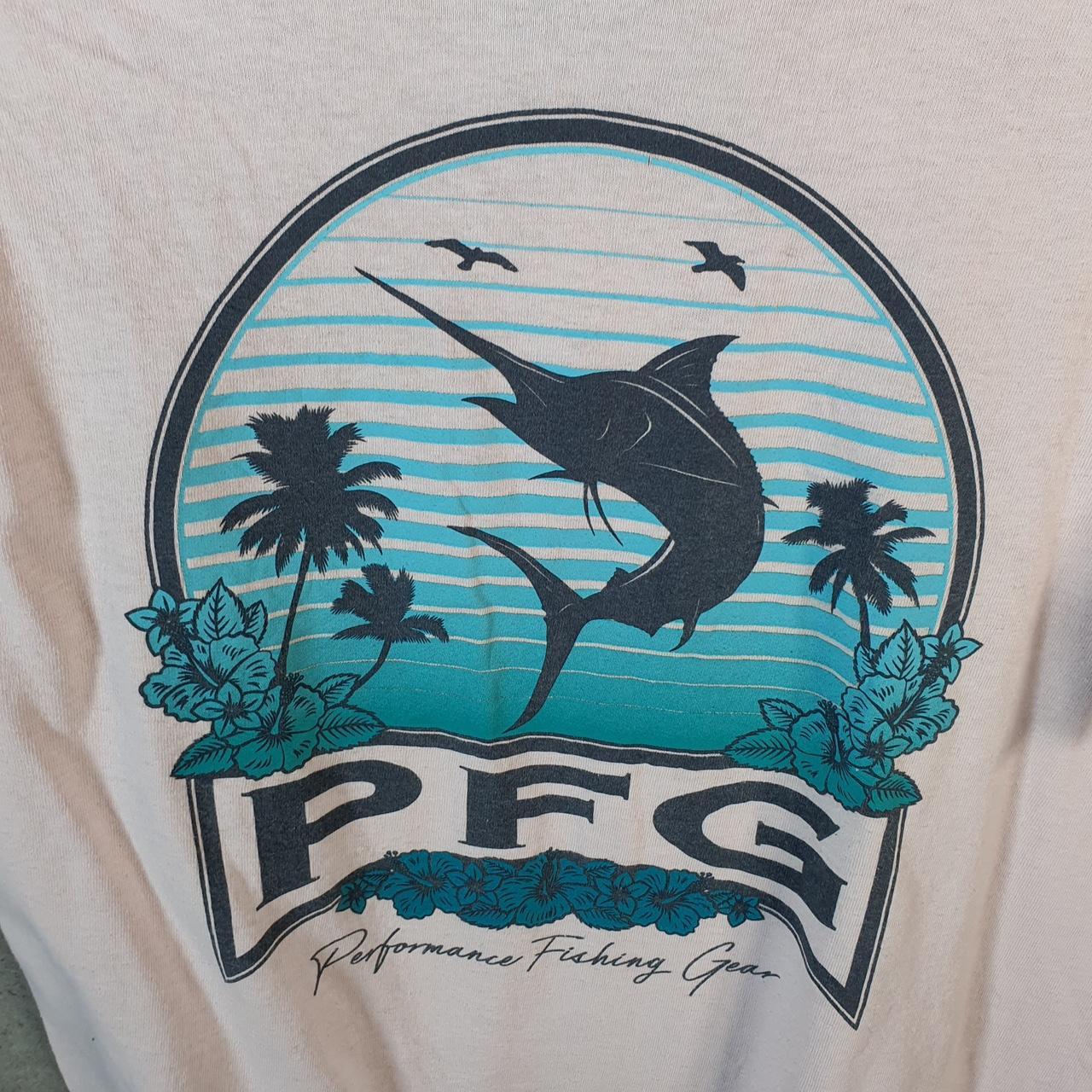 Vintage Columbia Performance Fishing Gear T Shirt Shirt Men’s Medium Pink Logo Athletic