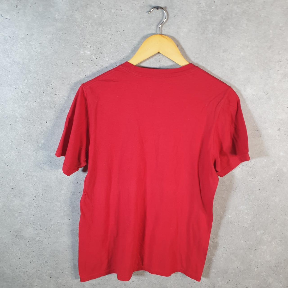 Vintage Adidas Amplifier T Shirt Men’s Small Red Three Stripes Logo Athletic