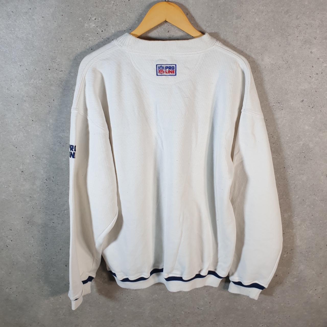 Vintage NFL Pro Line Logo Athletic Dallas Cowboys Sweatshirt Men’s XL White USA Pro Sport