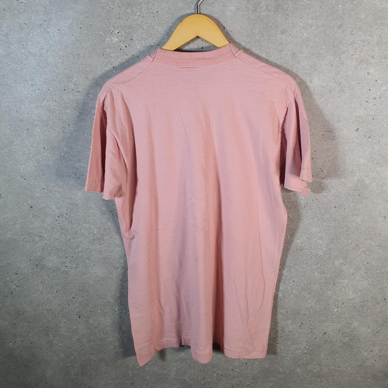 Vintage Fruit of the Loom Dance 90s Graphic Single Stitch T Shirt Men’s Large Pink