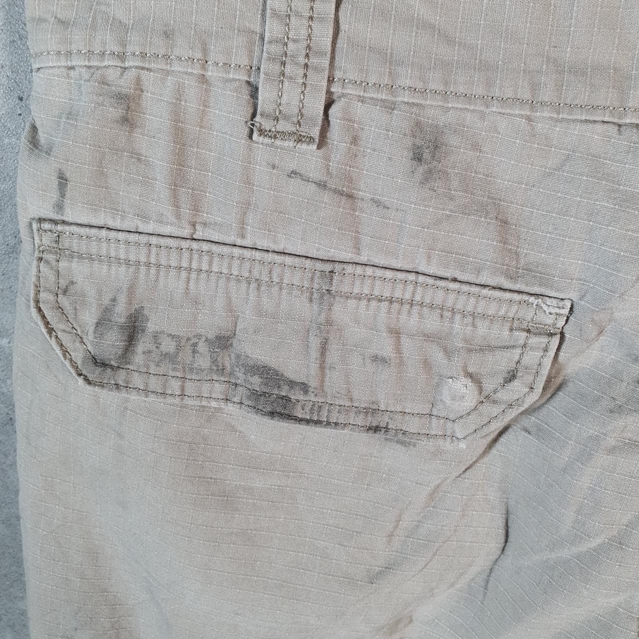 Vintage Carhartt Baggy Carpenter Shorts Jorts Cargo Men’s W33 Brown Relaxed Fit Workwear A4859