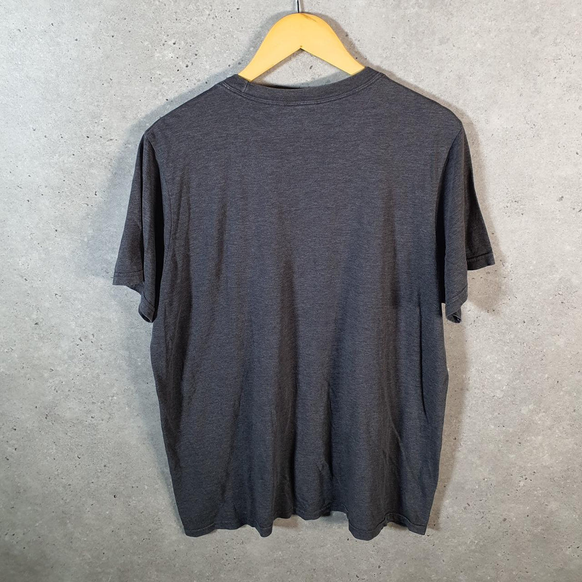 Vintage Adidas Amplifier Retro T Shirt Men’s Large Grey Three Stripes Logo