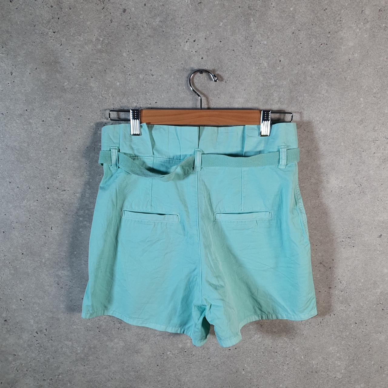 Vintage Guess Chino Shorts Jorts Cargo Womens W28 Blue Baggy Cotton A4399