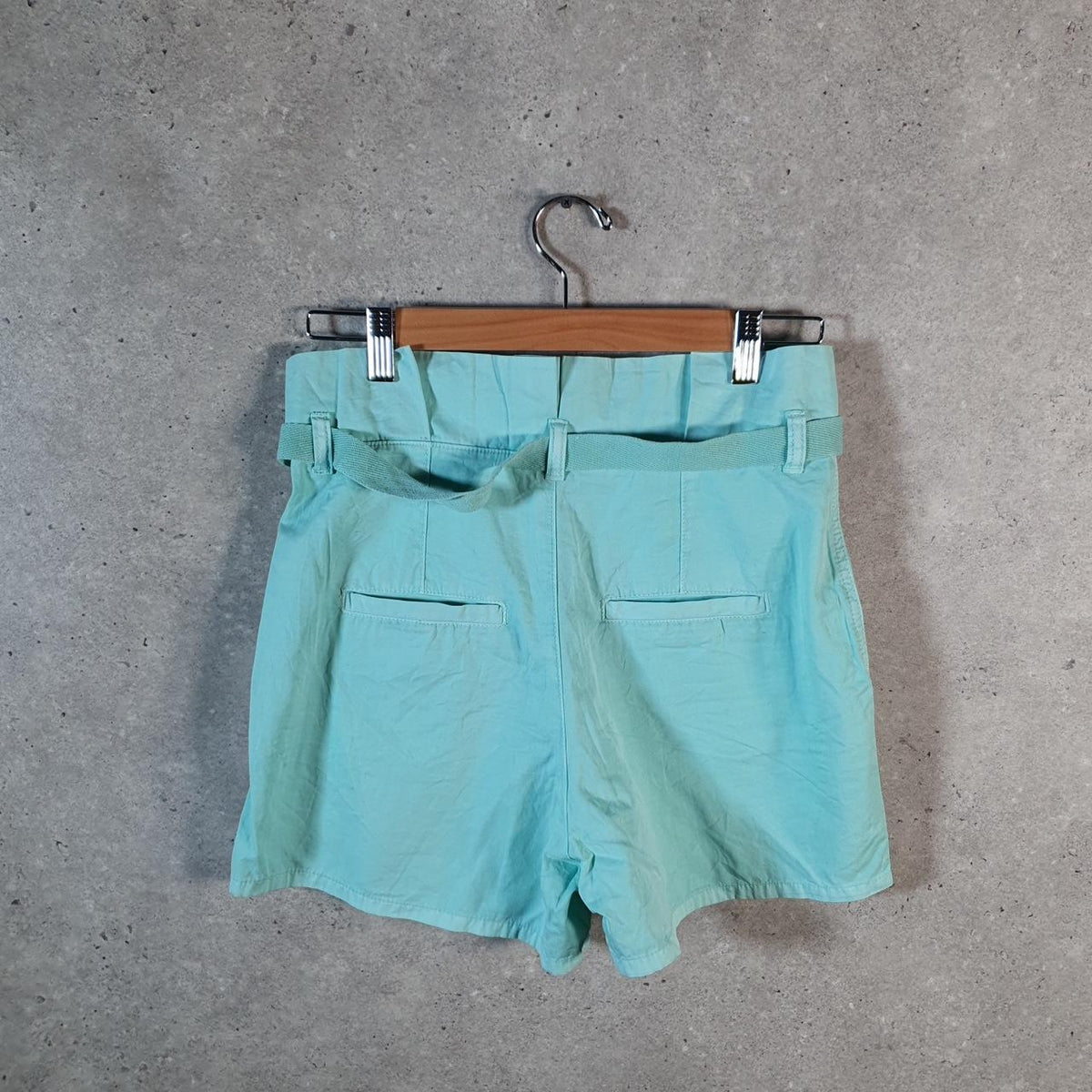 Vintage Guess Chino Shorts Jorts Cargo Womens W28 Blue Baggy Cotton A4399