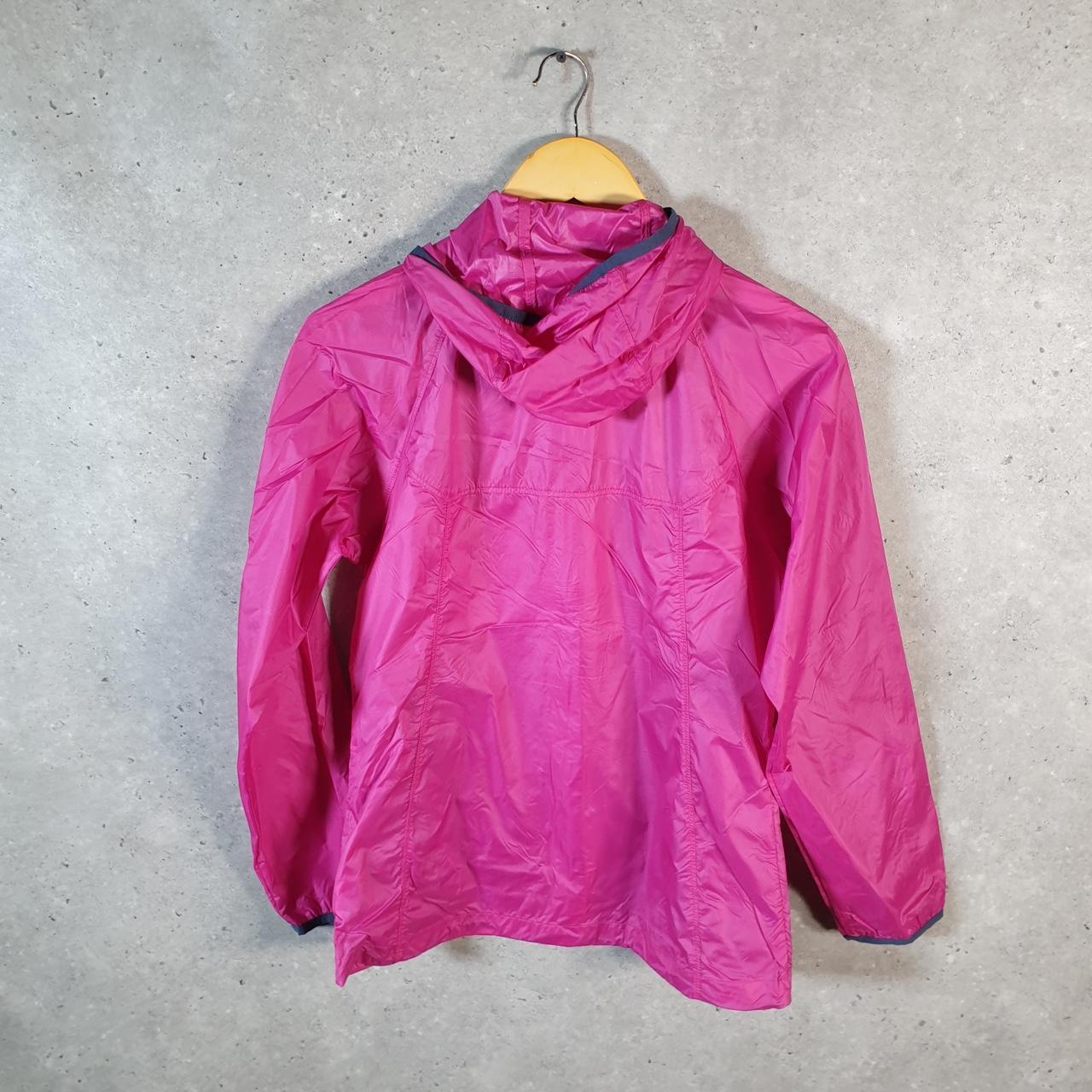 Vintage Columbia Windbreaker Track Jacket Womens XS Pink USA Athletic