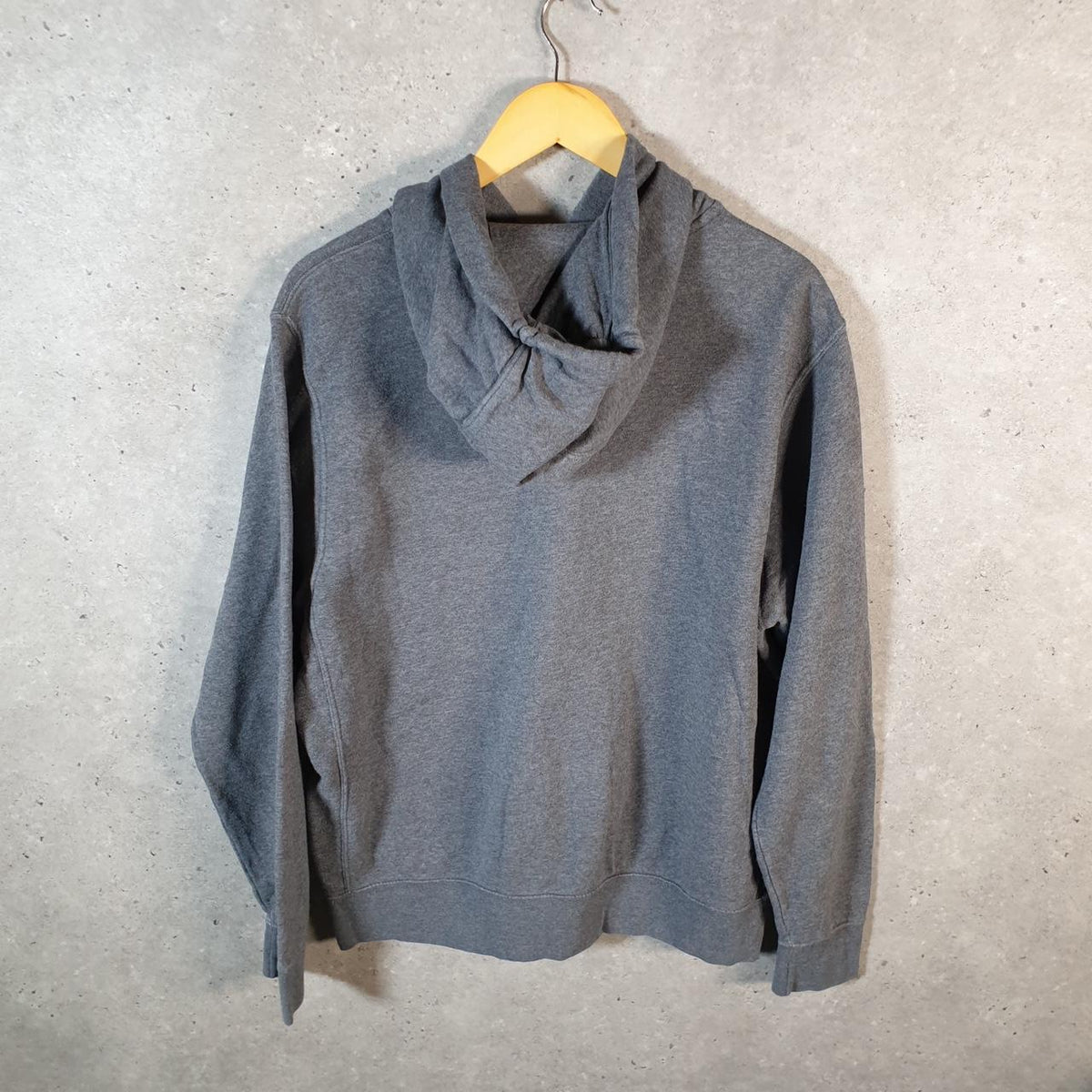 Vintage Nike Club Embroidered Hoodie Men’s Medium Grey Swoosh Y2K Pullover