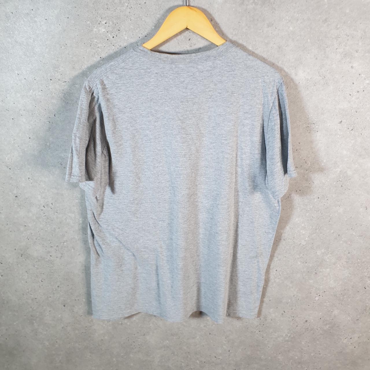 Vintage Adidas Amplifier T Shirt Men’s XL Grey Graphic Three Stripes Athletic