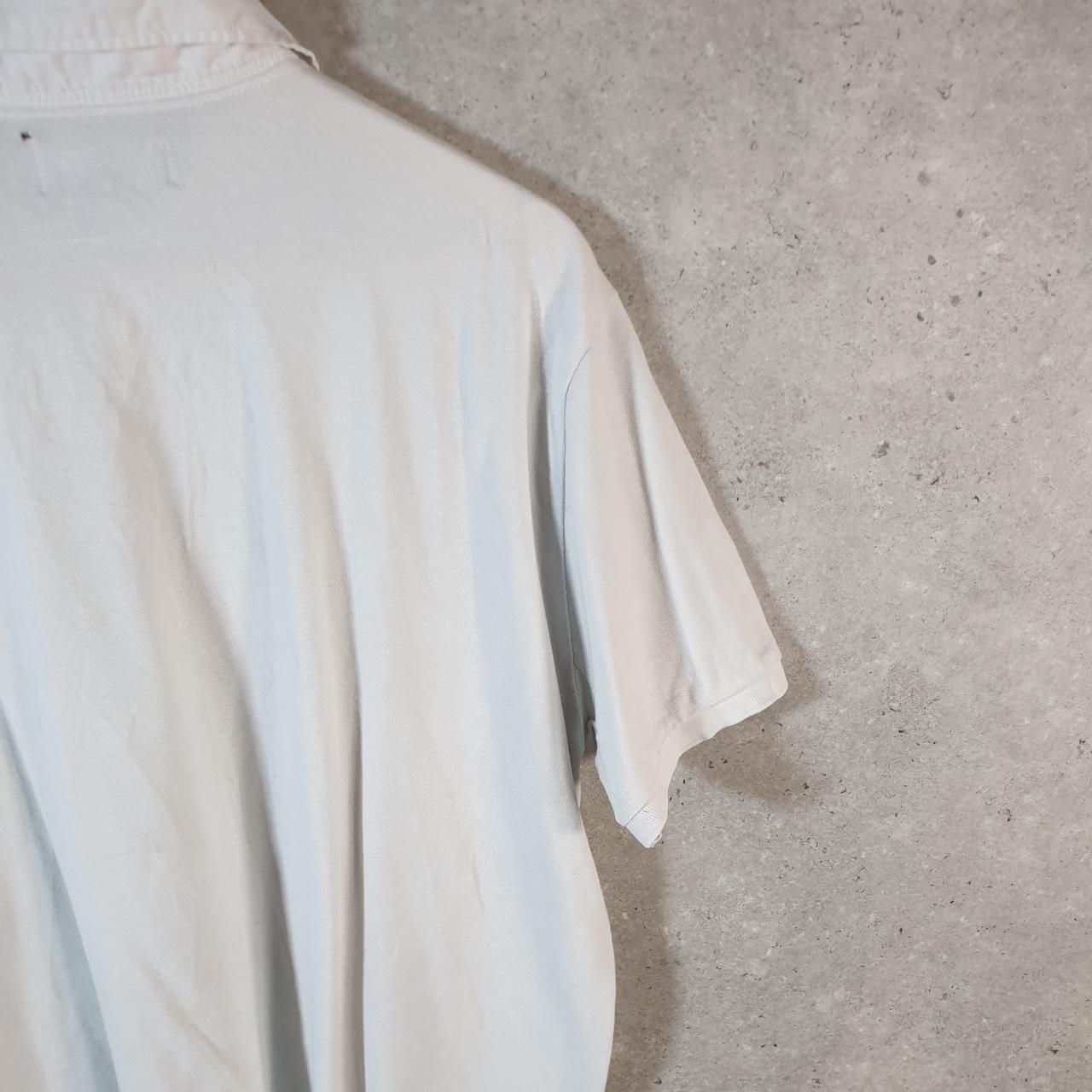 Vintage Ralph Lauren Polo Shirt Men’s XL White Custom Fit Embroidered Pony