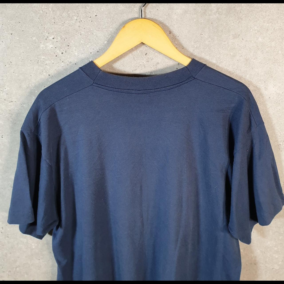 Vintage Screen Stars Goat Landscape USA 90s Single Stitch T Shirt Men’s XL Navy Blue C8972