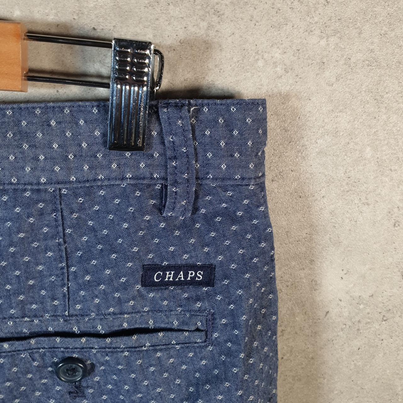 Vintage Chaps Ralph Lauren Chino Shorts Jorts Cargo Men’s W32 Blue Baggy Cotton