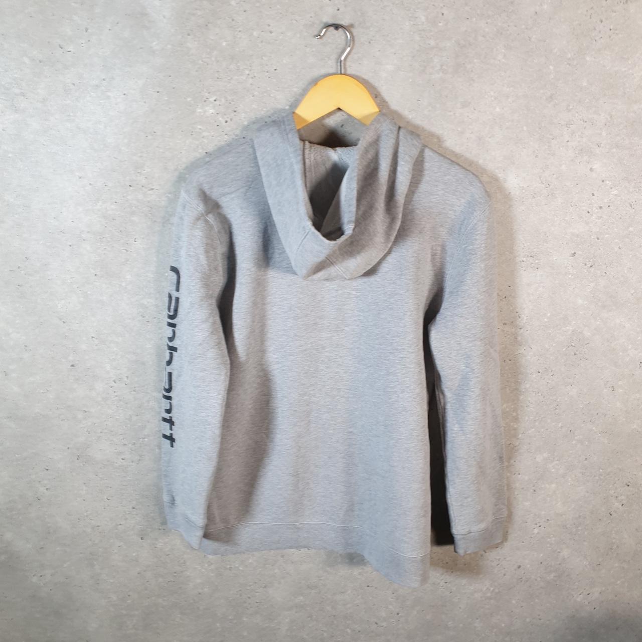 Vintage Carhartt Hoodie Womens XL Grey Pullover Blank USA Regular