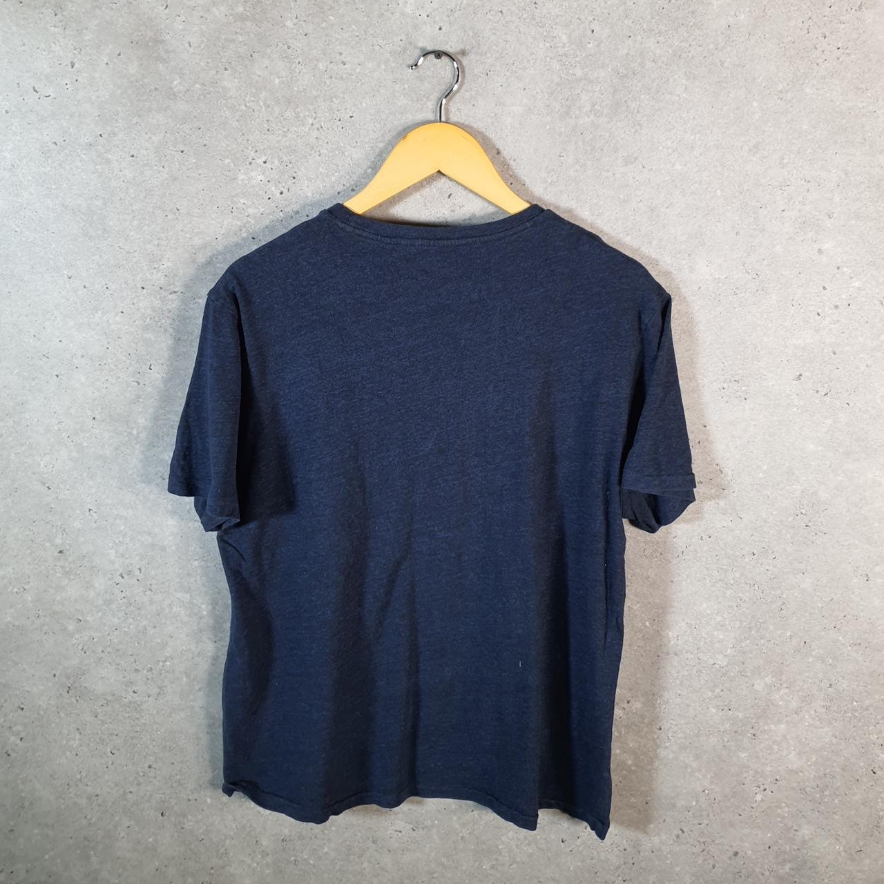 Vintage Ralph Lauren Polo Sport T Shirt Men’s Large Blue Classic Fit Embroidered Pony C8683