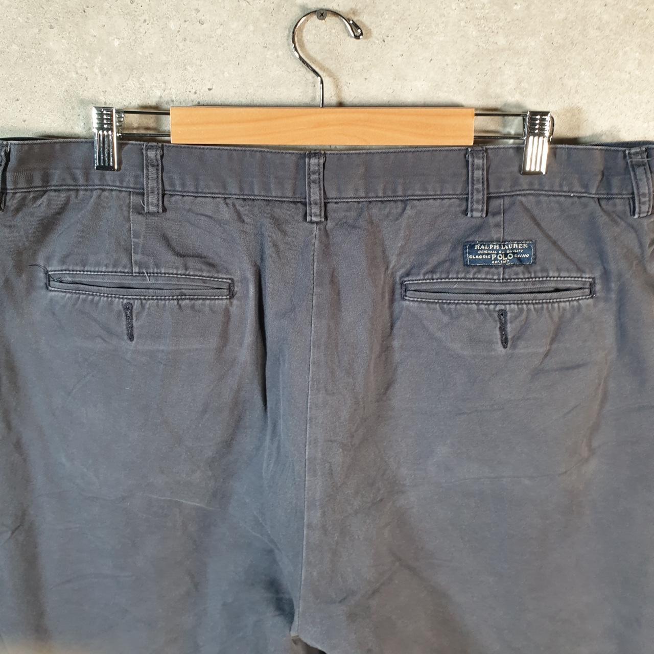 Vintage Ralph Lauren Polo Shorts Jorts Chino Cargo Men’s W40 Navy Blue Baggy Cotton