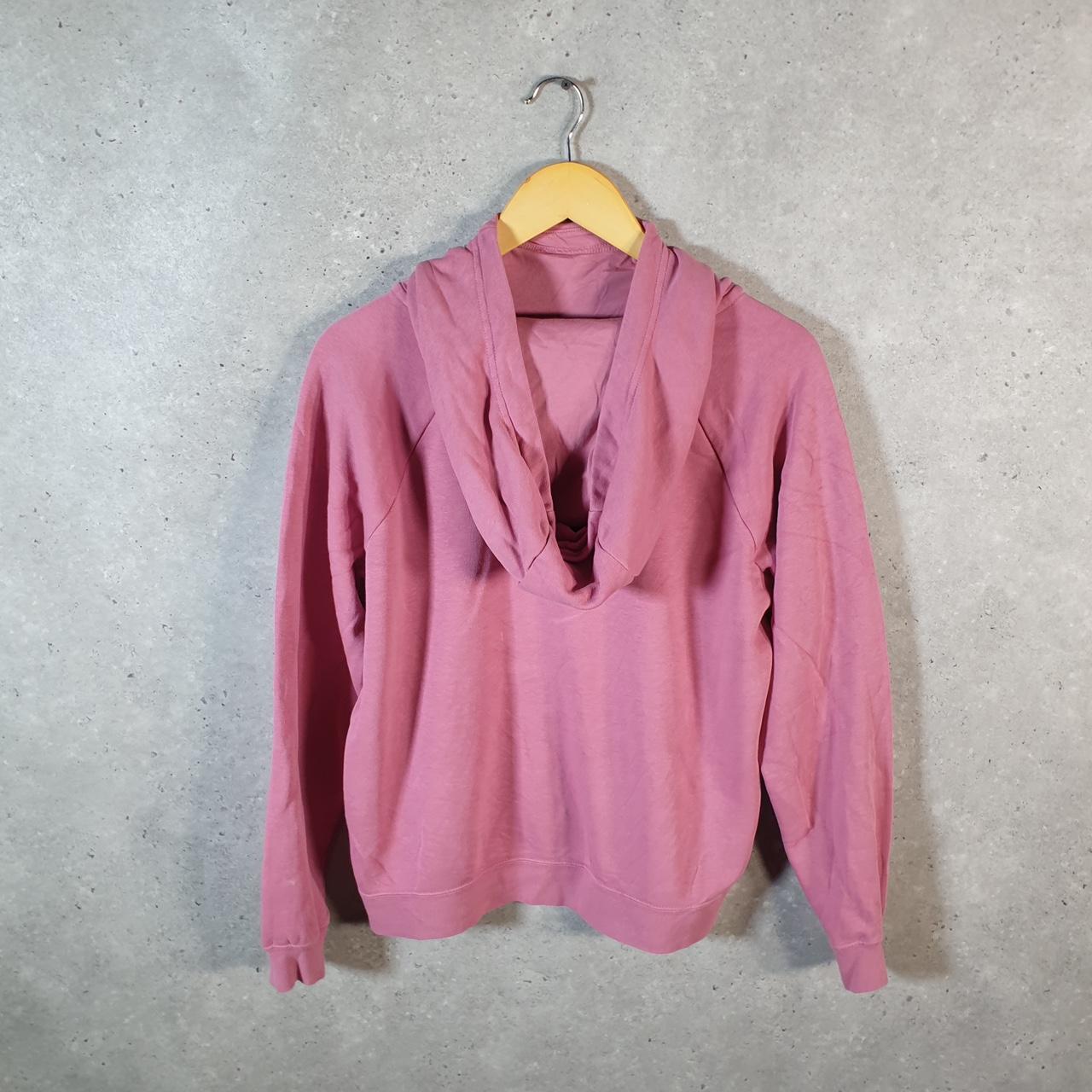 Vintage Nike Club Hoodie Womens Medium Pink Swoosh Y2K Pullover Logo