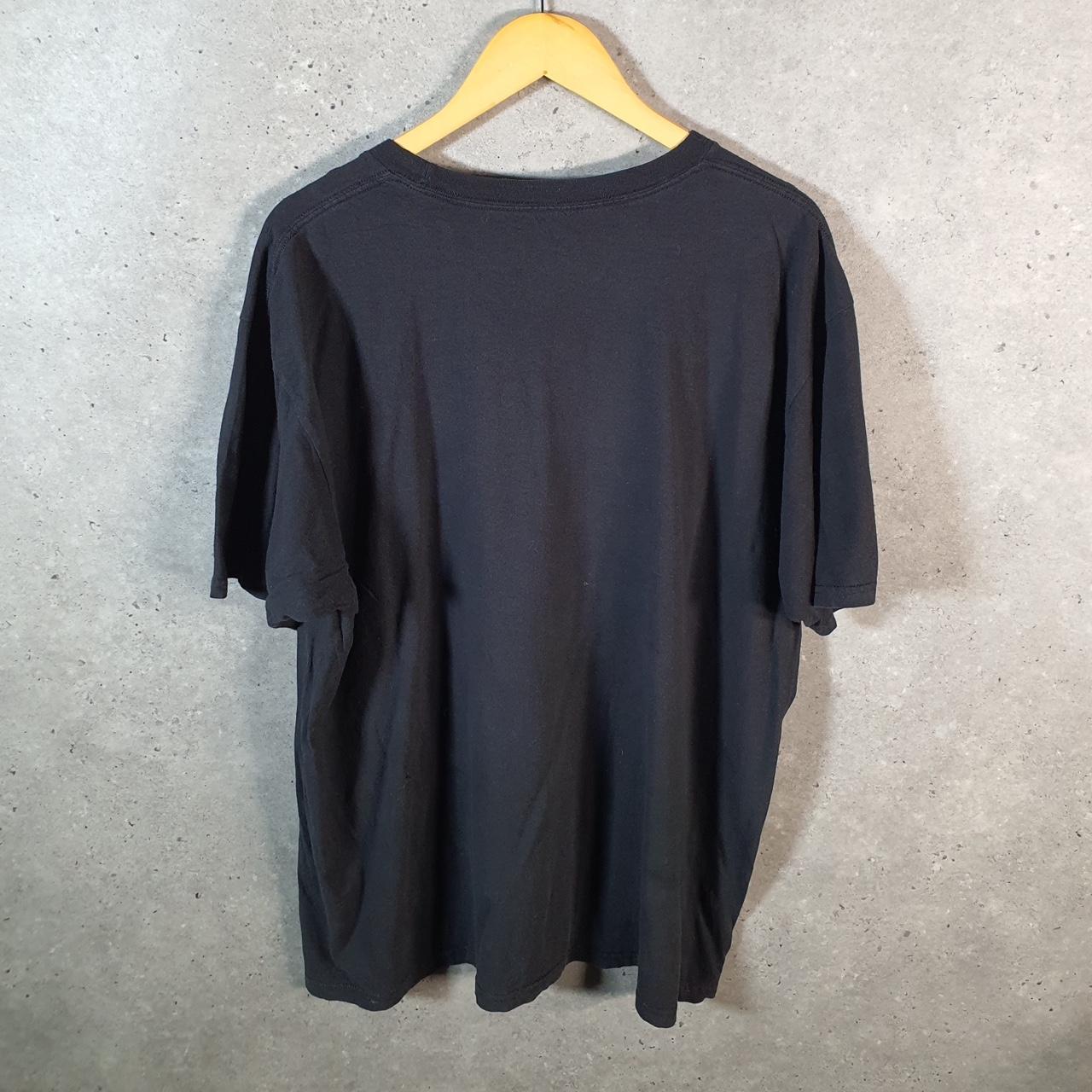 Vintage Adidas Go Tee T Shirt Men’s XL Black Three Stripes Logo Athletic