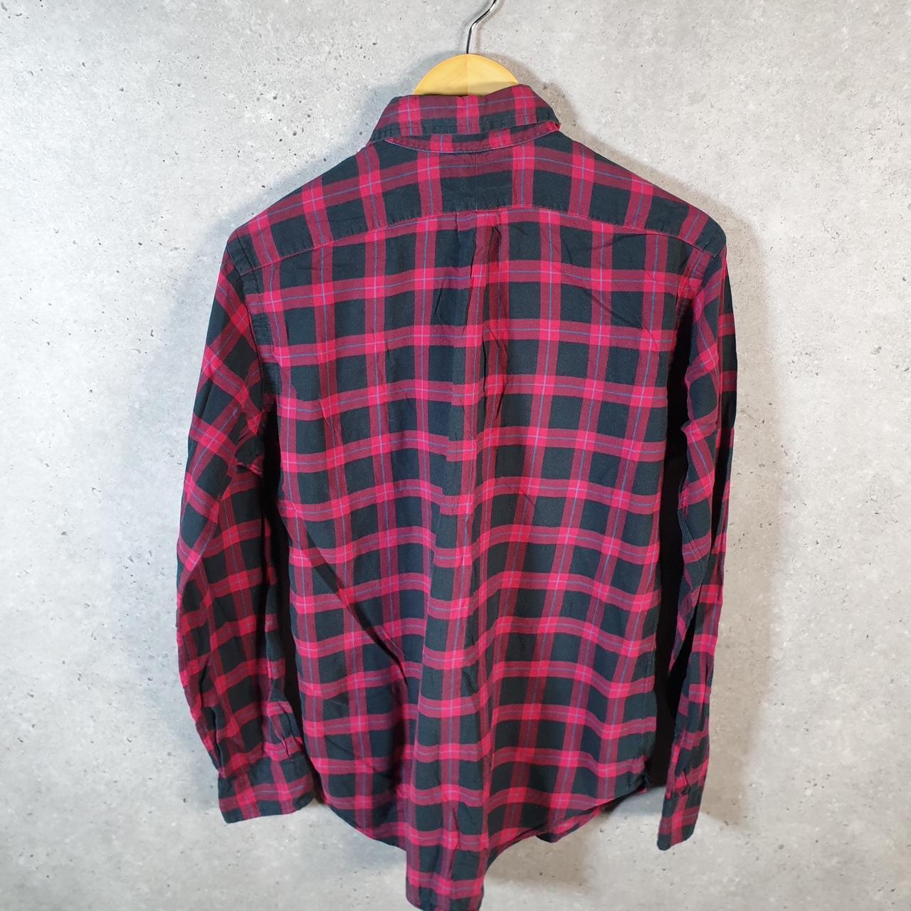 Vintage Ralph Lauren Button Down Shirt Men’s Small Classic Fit Checkered Pony Cotton