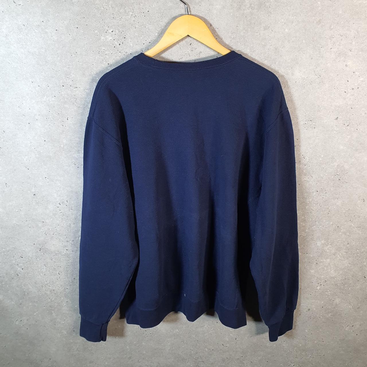 Vintage Russell Athletic Better Together Blank Sweatshirt Men’s XL Navy Blue Pullover