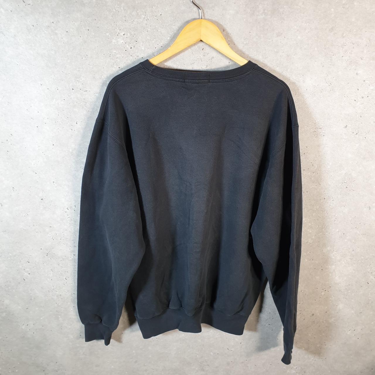 Vintage Ralph Lauren Polo Sweatshirt Men’s Medium Black Cotton Pullover Pony