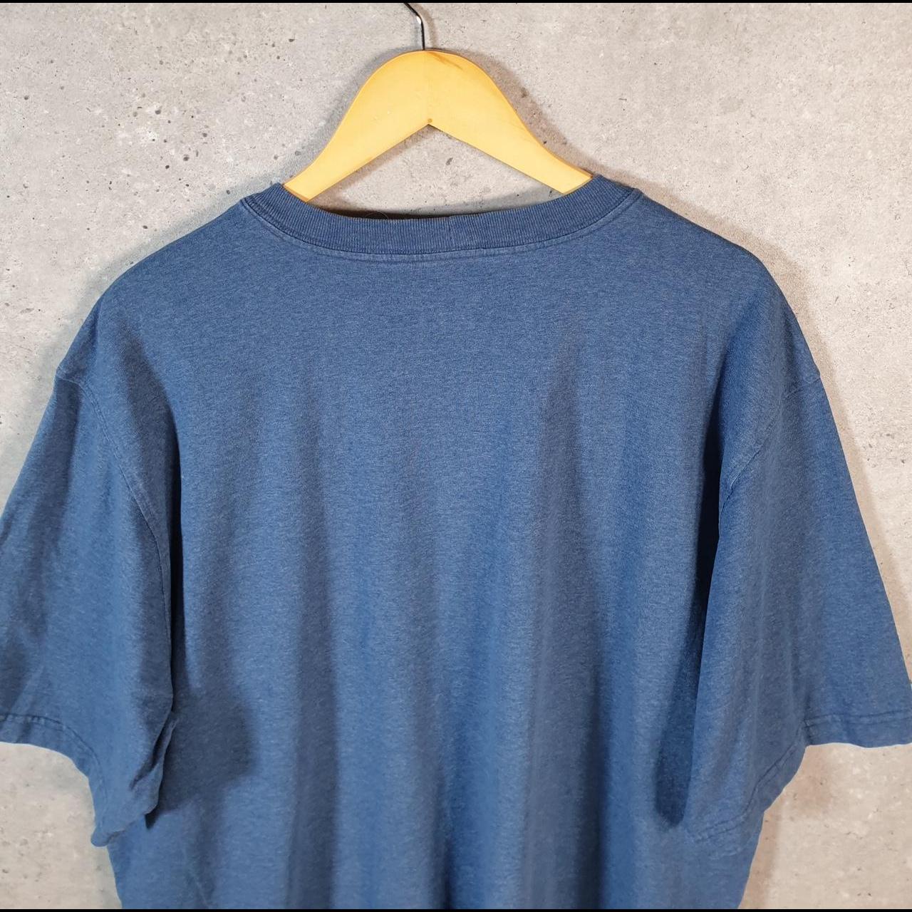 Vintage Carhartt Pocket T Shirt Men’s XL Tall Blue Workwear Chore Utility Original Fit C9323