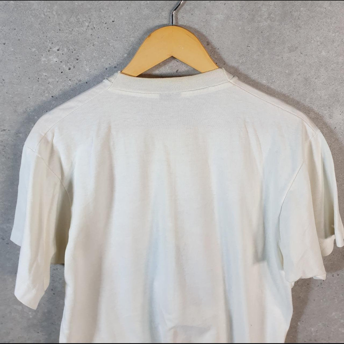 Vintage Fruit of the Loom Stephenville Firecracker 90s Single Stitch T Shirt Men’s Large White C8943