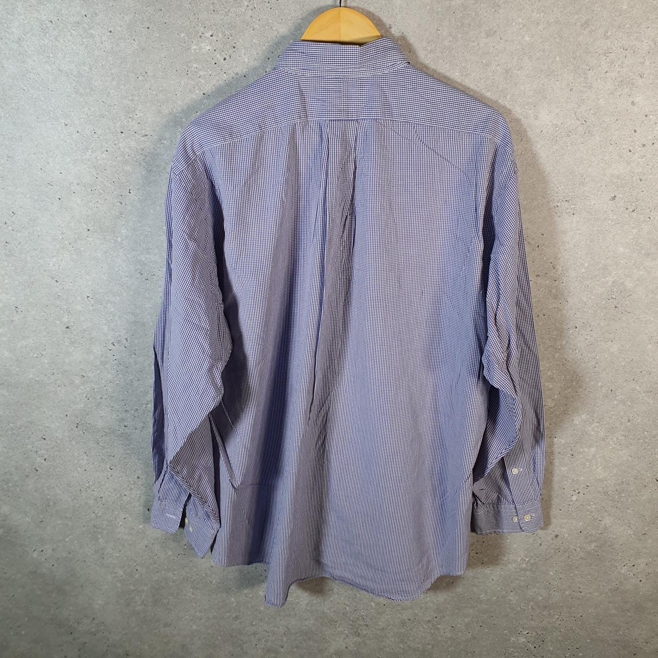 Vintage Ralph Lauren Button Down Shirt Men’s XL Checkered Yarmouth Fit Pony Cotton