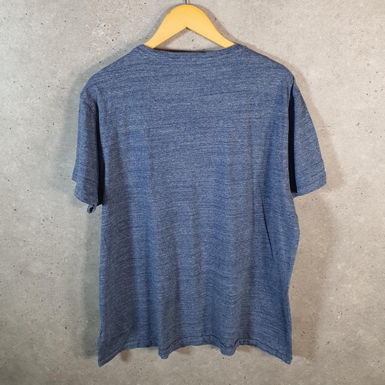 Vintage Ralph Lauren Polo Sport T Shirt Men’s XL Blue Custom Slim Fit Embroidered Pony C8706