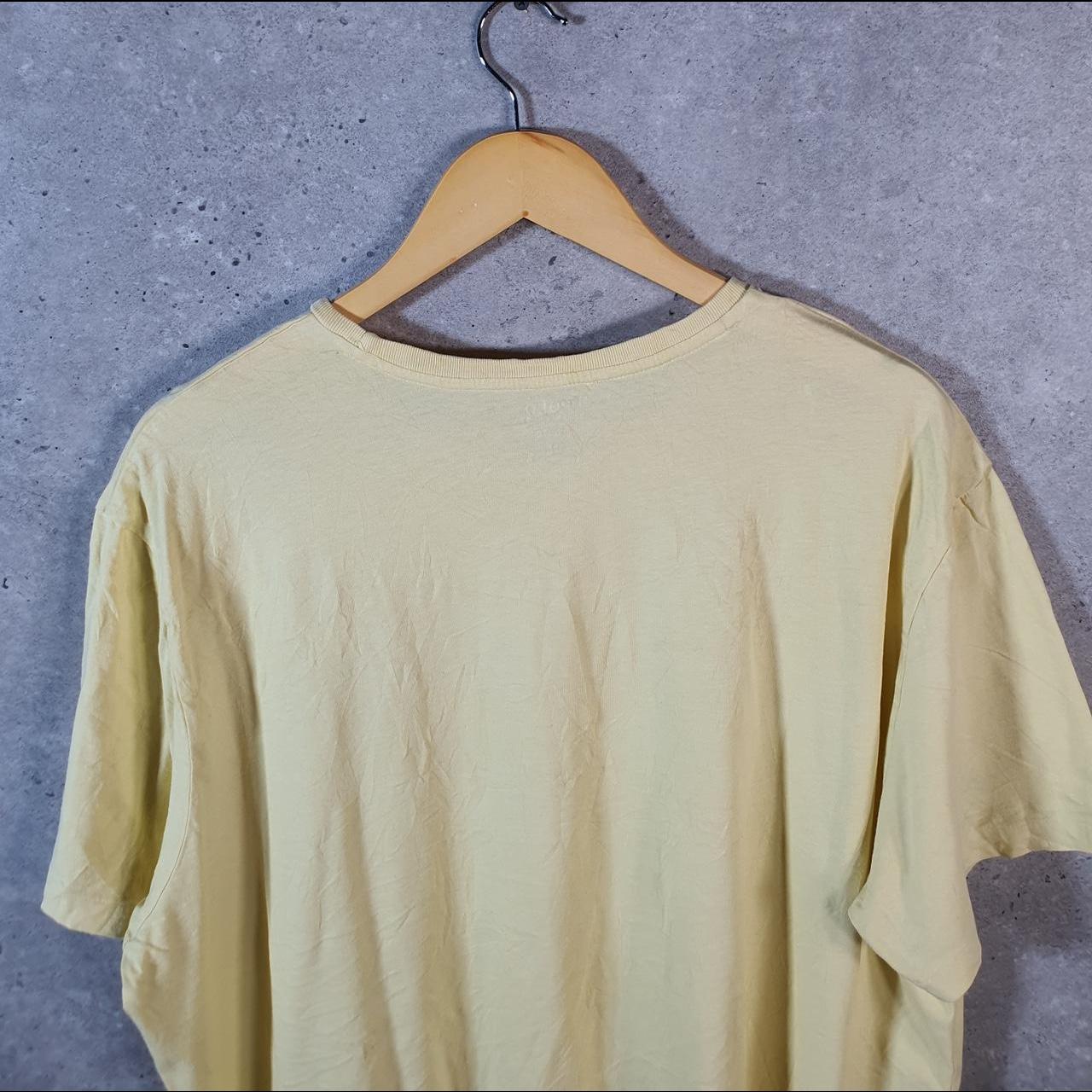 Vintage Ralph Lauren Polo T Shirt Men’s XL Yellow Embroidered Pony Classic Fit C9112