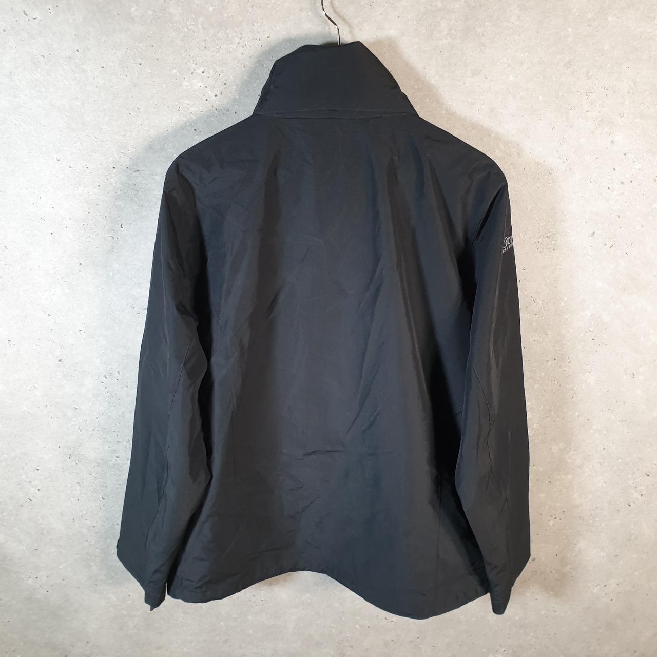 Vintage L.L. Bean Outdoors Nylon Jacket Mens M Black Waterproof Shell Coat