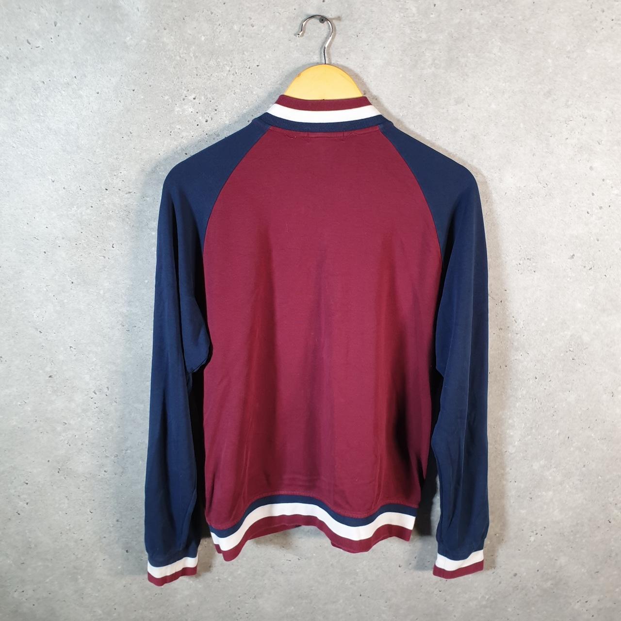 Vintage Ralph Lauren Polo Sweatshirt Womens XL Burgundy Full Zip Pony