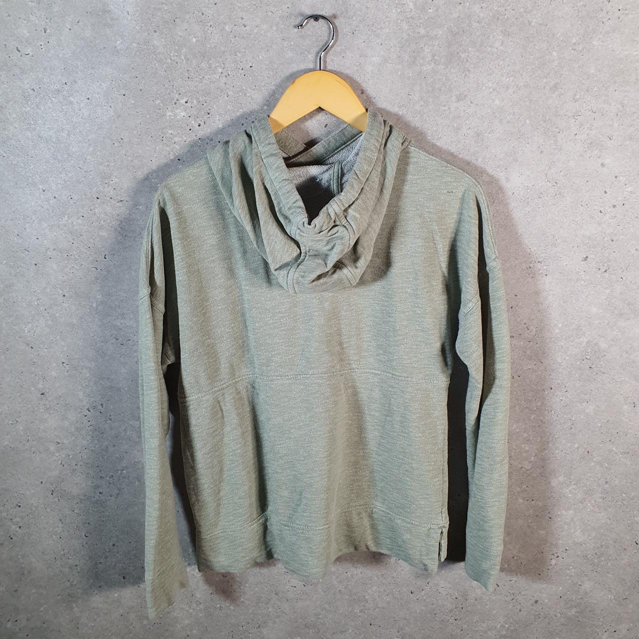 Vintage Carhartt Hoodie Womens Small Green Pullover Blank USA Relaxed Fit