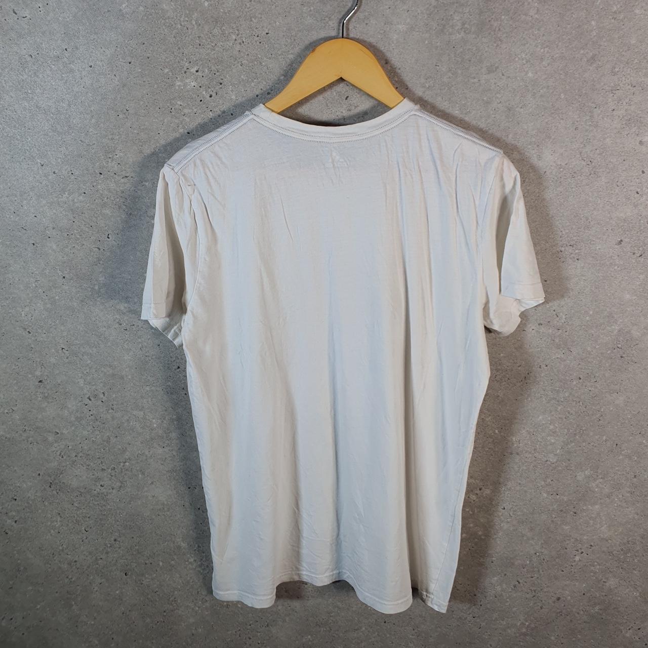 Vintage Adidas Spellout Tee T Shirt Womens XL White Three Stripes Logo Athletic