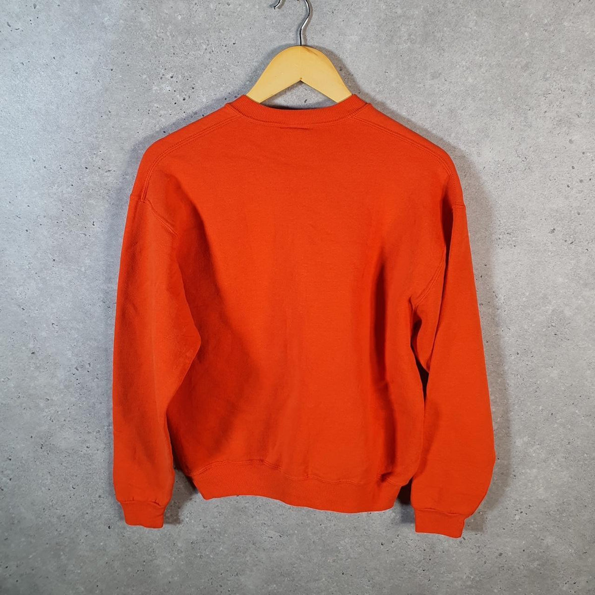 Vintage Russell Athletic USA Sweatshirt Youth XL Orange Pullover Baggy Crewneck