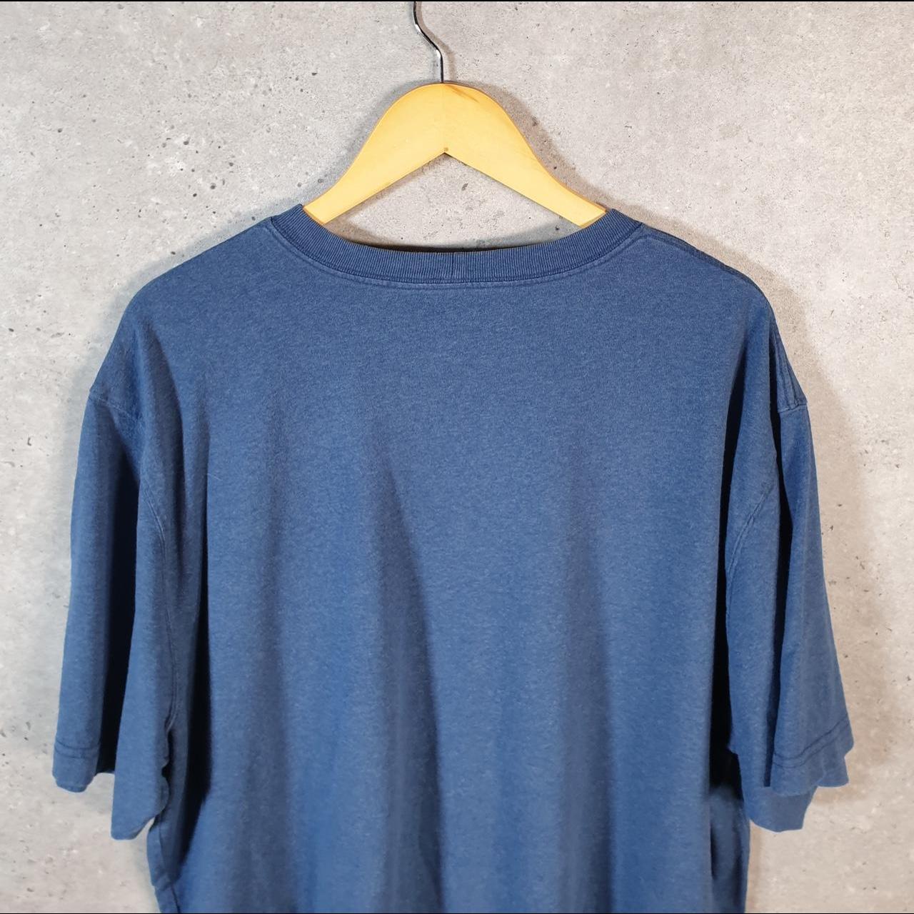 Vintage Carhartt Pocket T Shirt Men’s XL Blue Workwear Chore Utility Loose Fit C9197