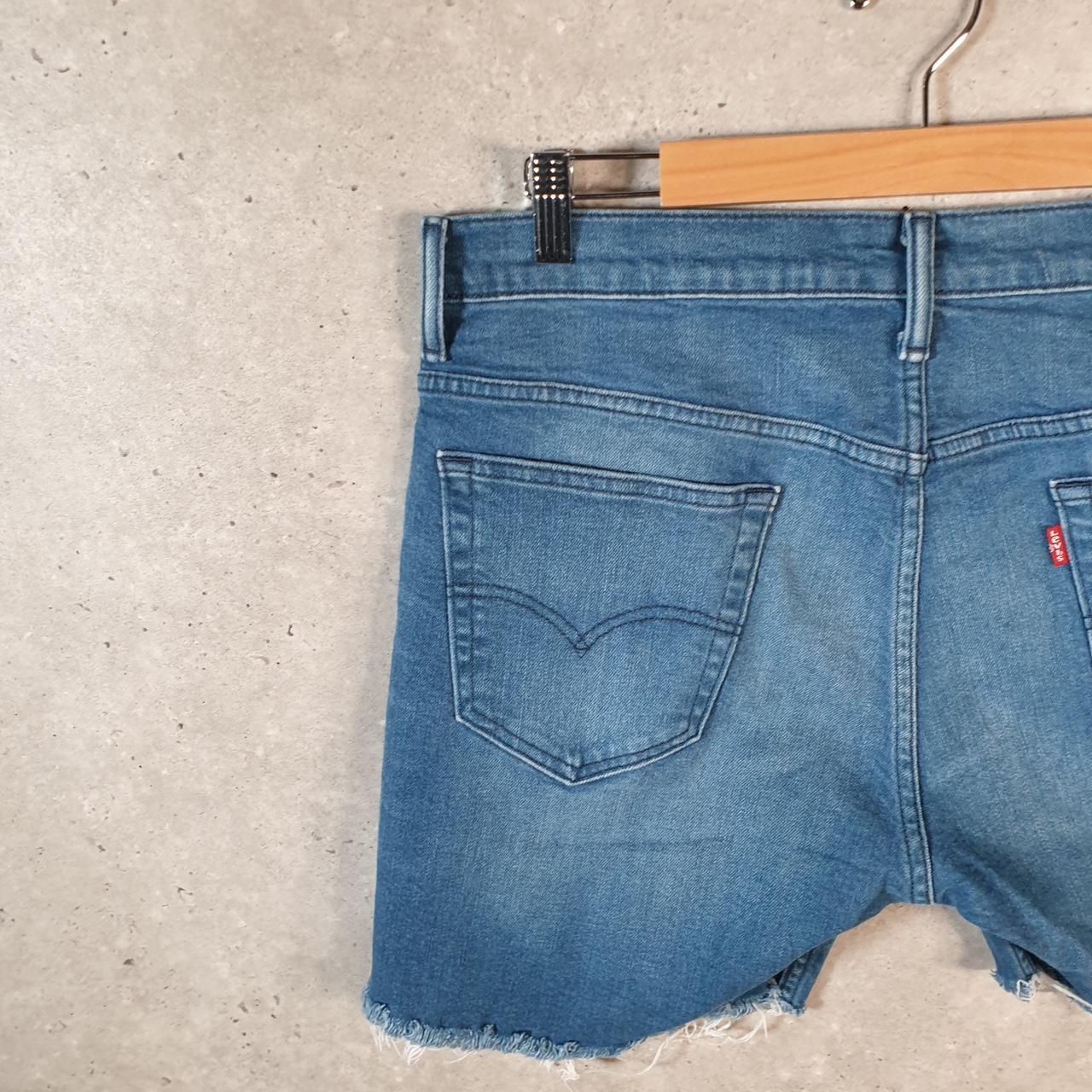 Vintage Levi’s 560 Cut off Shorts Jorts Cargo Men’s W34 Blue Relaxed Denim