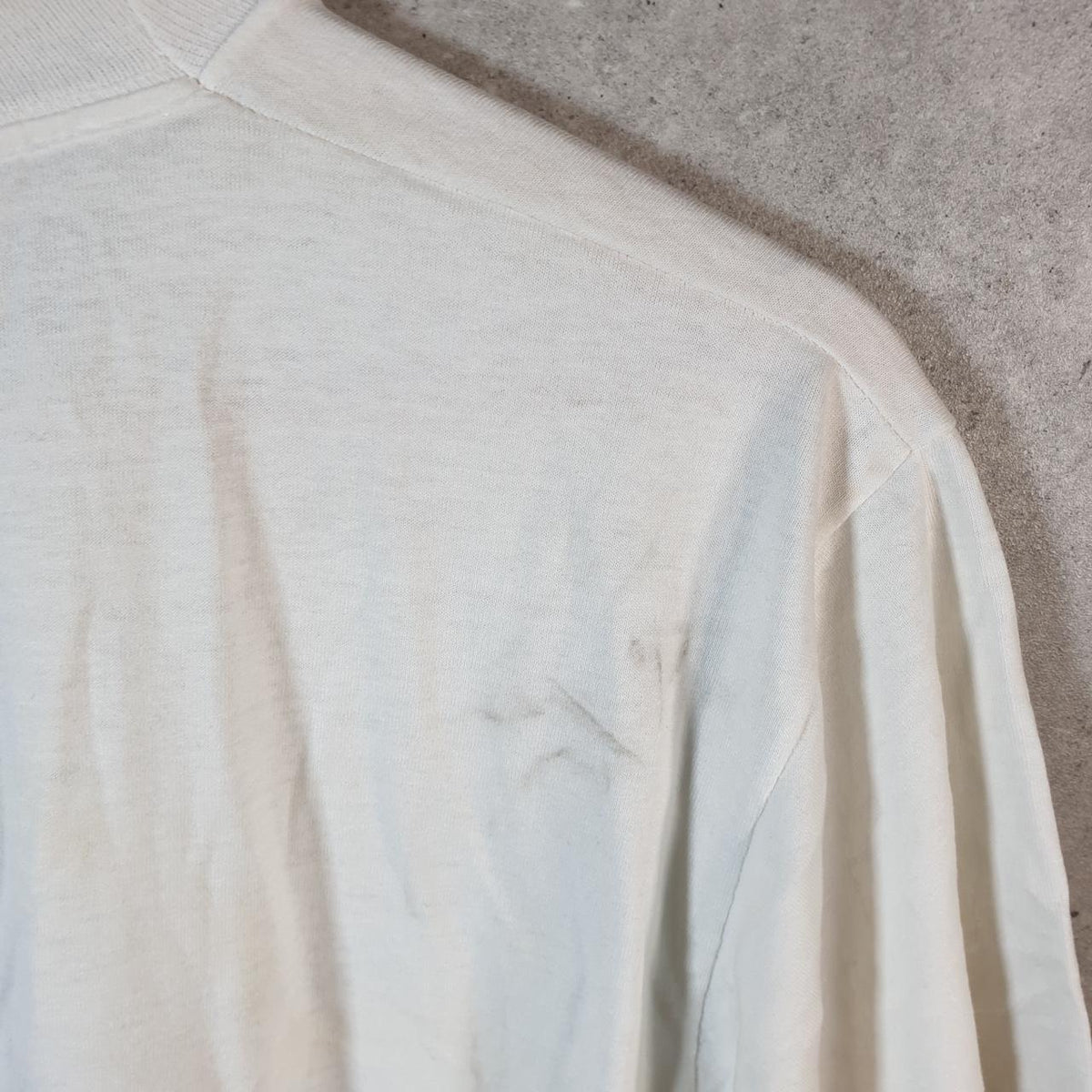 Vintage Best Fruit of the Loom Homewood Junction USA Single Stitch T Shirt Men’s Large White 7