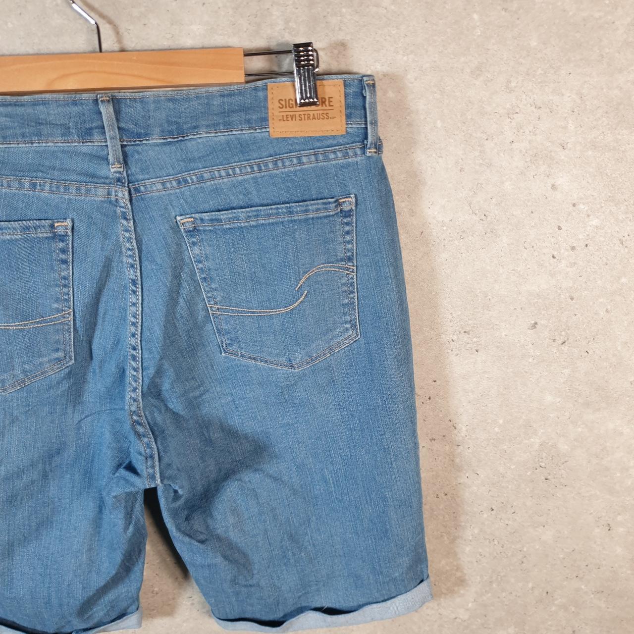 Vintage Levi’s Baggy Shorts Jorts Cargo Womens W31 Blue Relaxed Denim