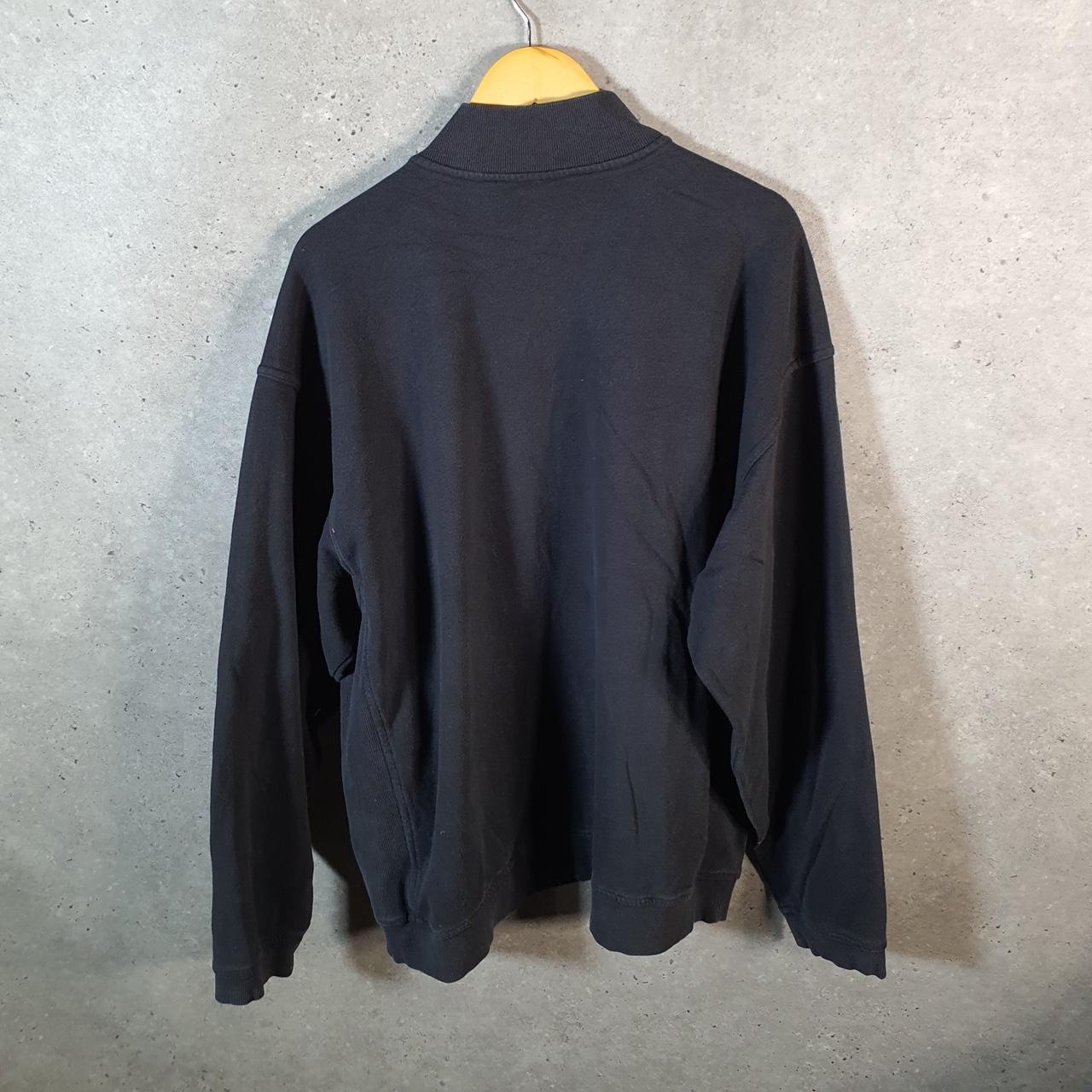 Vintage Nike Club Sweatshirt Men’s XL Black 1/4 Zip Swoosh East Carolina Military Bowl