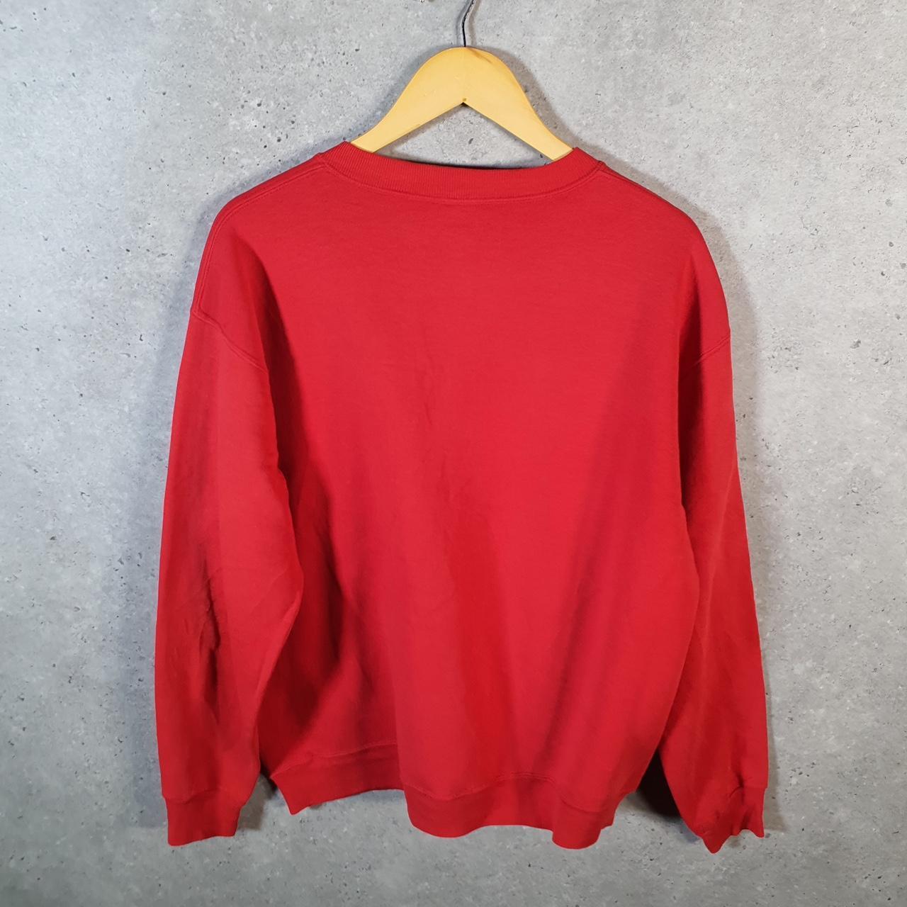 Vintage Russell Athletic Moose Wyoming USA Sweatshirt Men’s XL Red Pullover