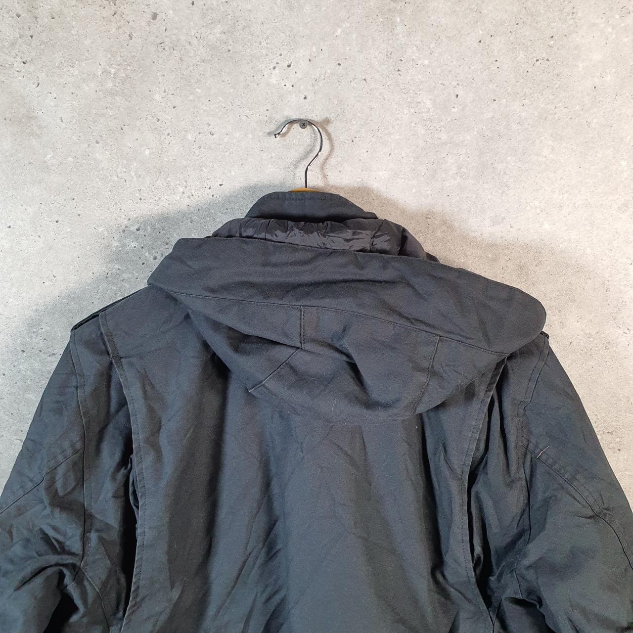 Vintage Carhartt Hickman Quilted Work Jacket Men’s Medium Black Workwear Canvas USA Big Fish Vintage
