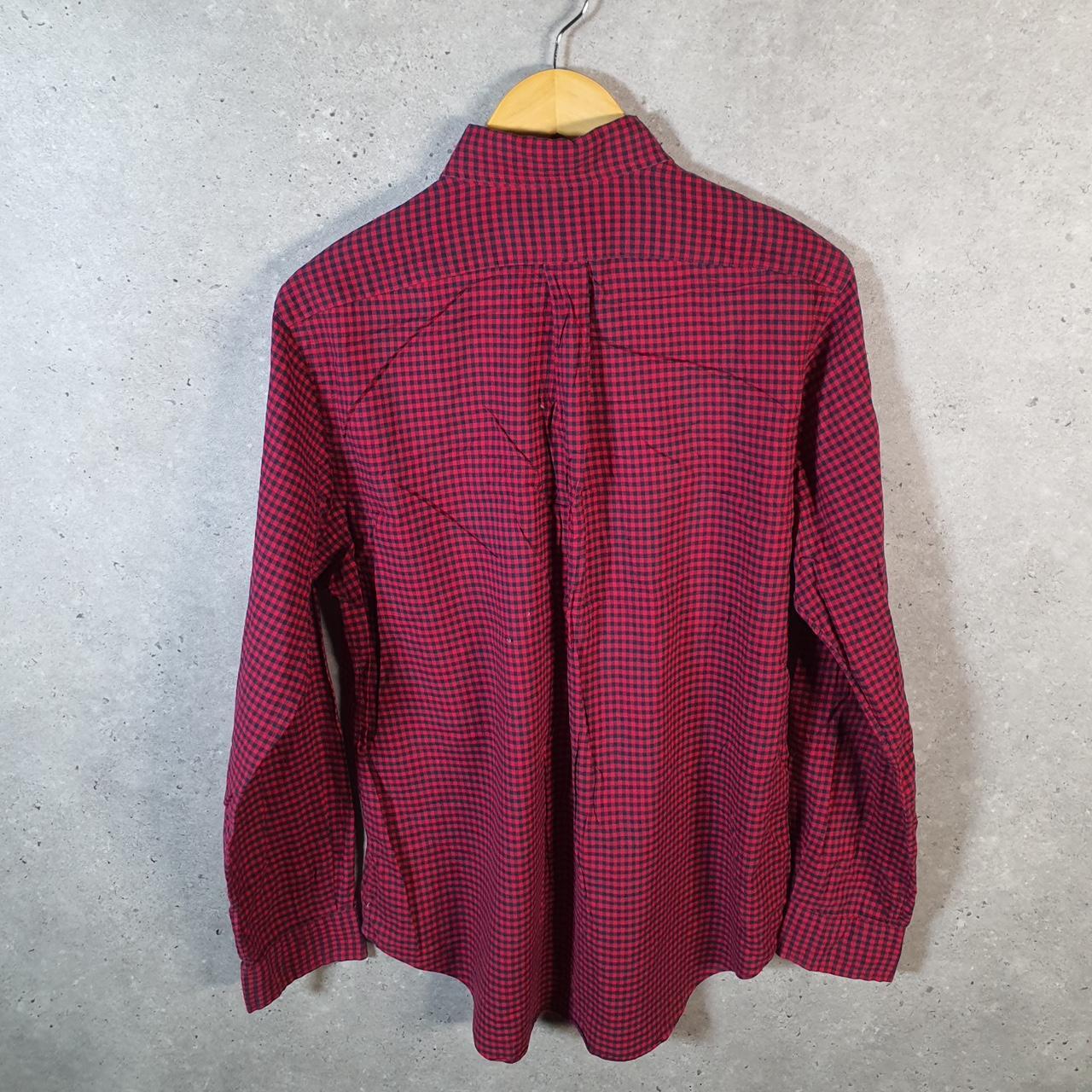 Vintage Ralph Lauren Button Down Shirt Men’s Medium Checkered Classic Fit Pony Cotton