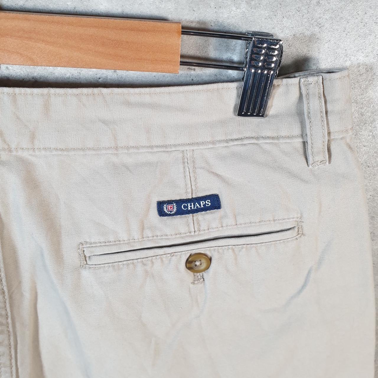 Vintage Chaps Ralph Lauren Shorts Jorts Cargo Men’s W33 Brown Baggy Cotton