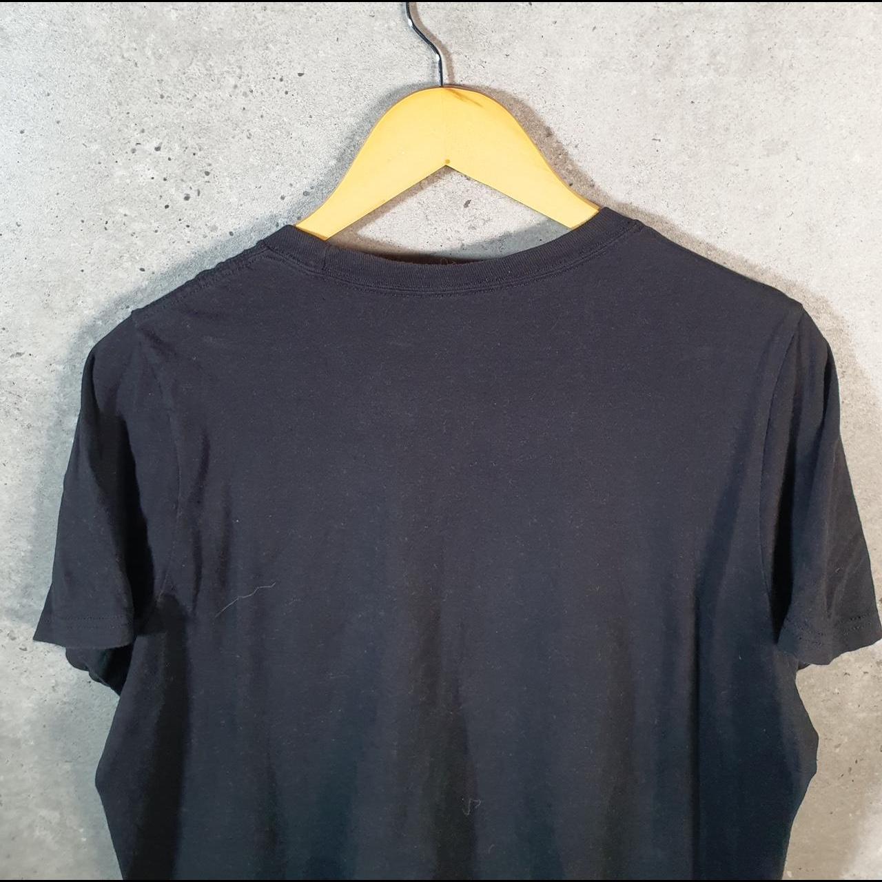 Vintage Adidas Amplifier T Shirt Shirt Men’s Medium Black Three Stripes Logo Athletic C9730