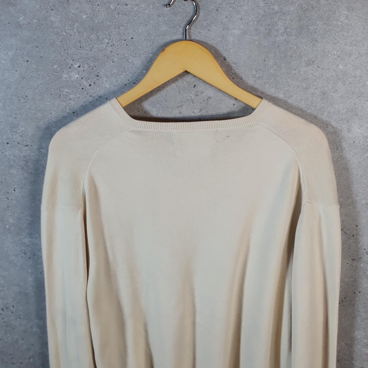 Vintage Ralph Lauren Polo Pima Cotton Sweatshirt Men’s Large Beige Pullover Pony C8859
