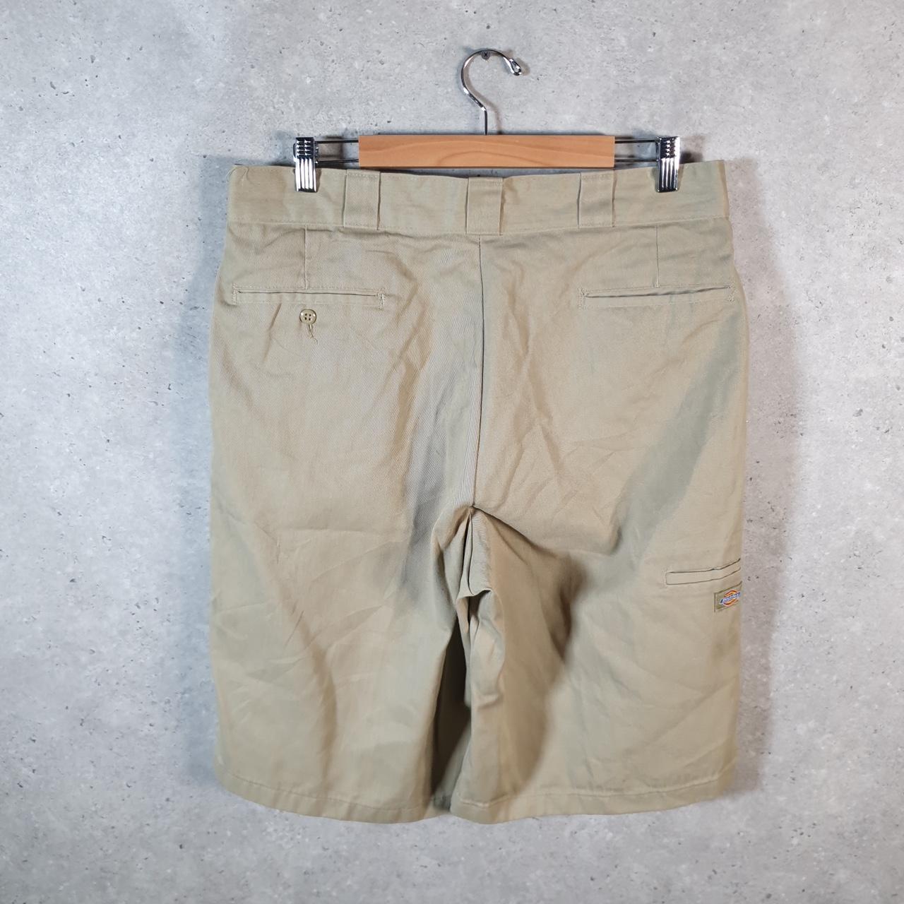 Vintage Dickies Baggy Chino Shorts Jorts Cargo Mens W36 Brown Loose Fit