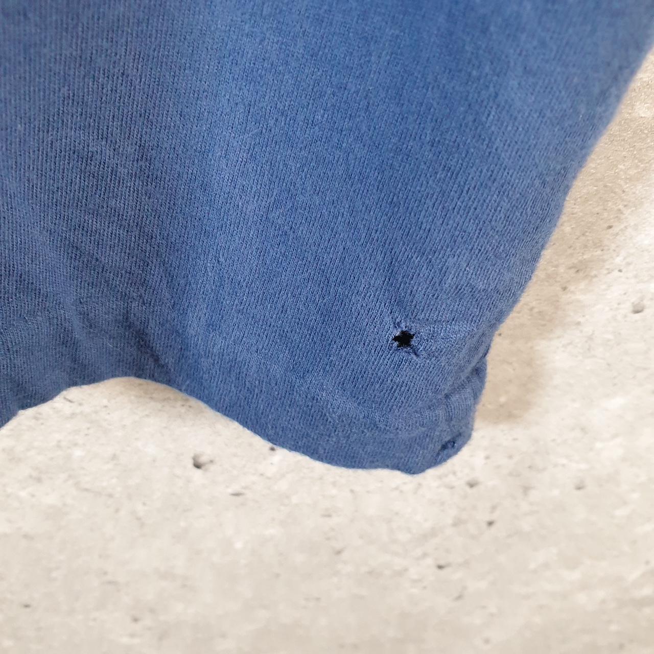 Vintage Ralph Lauren Polo T Shirt Men’s Large Blue Embroidered Custom Fit Pony